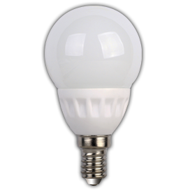 K4LW50ELC Ecola globe LED 5,0W G50 220V E14 2700K (керамика) Лампа св/д шар (уп.10/100шт.) K4LW50ELC - фото 613467