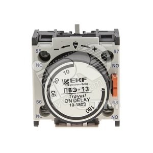 ctr-st-21 Приставка выдержки времени отключения ПВЭ-21 0,1-3сек NO+NC (уп.10шт.) EKF ctr-st-21 - фото 613508