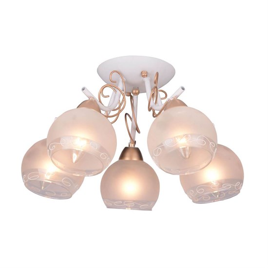 TL3790X-05WH Melissa белый Светильник потолочный E27, 5x40W Toplight TL3790X-05WH - фото 613548