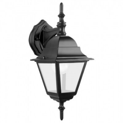 11016 402/PL4102, 60W 230V E27 черный, 4102/PL4102 (на стену вниз) Светильник садово-парковый Feron 11016 - фото 613583