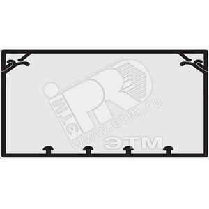 01792 In-liner TA-GN 150x80 Короб с крышкой с направляющими для установки разделителей (уп.8м.) ДКС 01792 - фото 613588