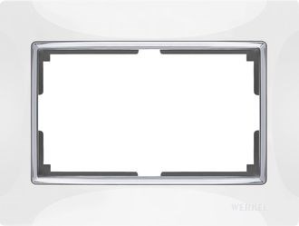 W0081901/WL03-Frame-01-DBL-white Snabb Рамка для двойной розетки белая (уп.10шт.) Werkel™ a051646-1 - фото 613622