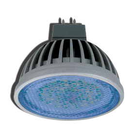 M2CB42ELC Ecola MR16 LED color 4,2W 220V GU5.3 Blue Лампа св/д синяя СНЯТА С ПРОИЗВОДСТВА M2CB42ELC - фото 613660