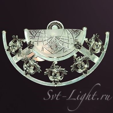 W150/1 Silver Бра "Саудовская" 1xE14 max.60W серебро Mahdi Luster (Иран) W150/1 Silver - фото 613860