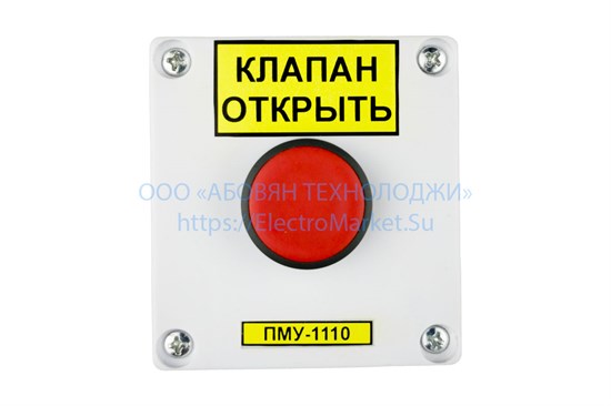 ПМУ-1110 Пульт местного управления (кнопка без фиксации) Авиэл ООО ПМУ-1110 - фото 614105