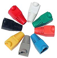 BOOT-BK-10 Колпачок изолирующий RJ-45 черный (уп.10шт.) Hyperline BOOT-BK-10 - фото 614120