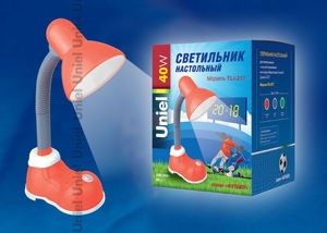 TLI-217 Green E27 40W настольный светильник-футбольная бутса зеленый Uniel TLI-217 Green - фото 614137