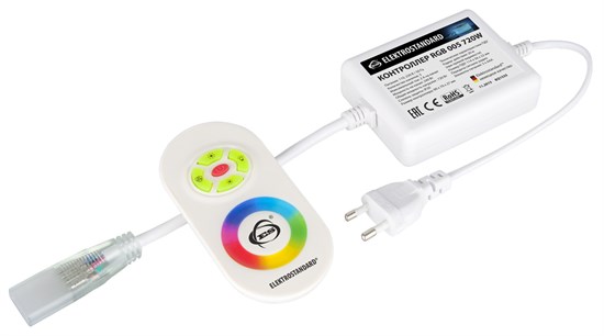 LSC 005 220V 4A 720W IP20 Контроллер для светодиодной ленты RGB с ПДУ Elektrostandard LSC 005 220V 4A 720W IP20 - фото 614367