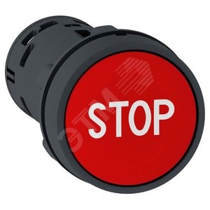 XB7NA4234 Кнопка красная возвратная 22мм 1нз "Stop" (уп.10шт.) Schneider Electric XB7NA4234 - фото 614438