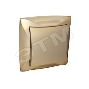 000412 ДУЭТ Одноклавишный выключатель (СХ.1), шампань (уп.18шт.) Schneider Electric WDE000412 - фото 614446