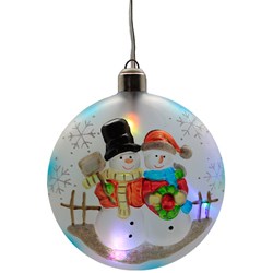 26901 LT050 Световая фигура стеклянная на батарейках 2*АА, 4LED RGB, IP20 (уп.12шт.) FERON 26901 - фото 614457