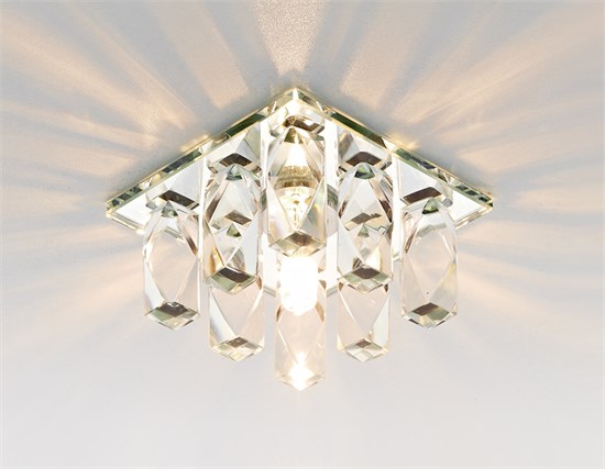 D1049 CH/CL хром/прозрачный G9 Design Светильник встраиваемый (уп.30шт.) Ambrella Light D1049 CH/CL хром/прозрачн - фото 614487