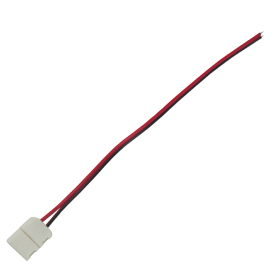 SC28C1ESB Ecola LED strip connector Соед. кабель с одним 2-х конт. зажимным разъемом (уп.3шт.) SC28C1ESB - фото 614503