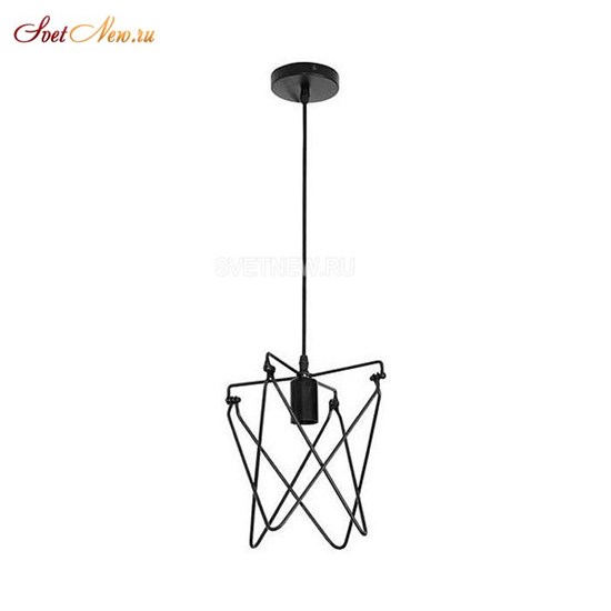 HRZ00002496 021-011-0001 Чёрный E27 1M Декоративный патрон на подвесе KEPLER HOROZ ELECTRIC HRZ00002496 - фото 614691