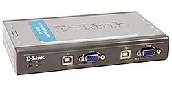 DKVM-4U/A5A  D-Link переключатель на 4 компьютера USB(в комплекте 2 набора USB-KVM кабелей 1,8м 688199 - фото 614793