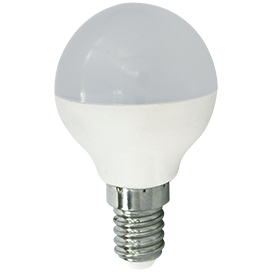 K4GV54ELC Ecola globe LED 5,4W G45 220V E14 4000K (композит) Лампа св/д шар (уп.10/100шт.) K4GV54ELC - фото 614811