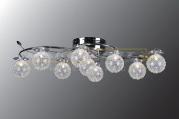 1-8100-9-CR-LED Y G4 Люстра Геометрия 1-8100-9-CR-LED - фото 614895