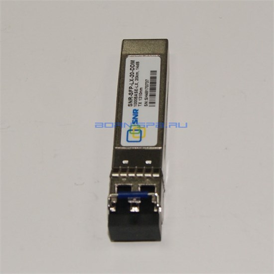 SNR-SFP-LX-20 Модуль SFP оптический, дальность до 20км (14dB), 1310нм НАГ ООО SNR-SFP-LX-20 - фото 614900