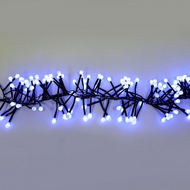 26929 CL59 RGB Гирлянда "Гроздь" 220-240V, 168 LED ) 1,2м + 1,5м шнур, IP44 (уп.36шт.) FERON 26929 - фото 615078