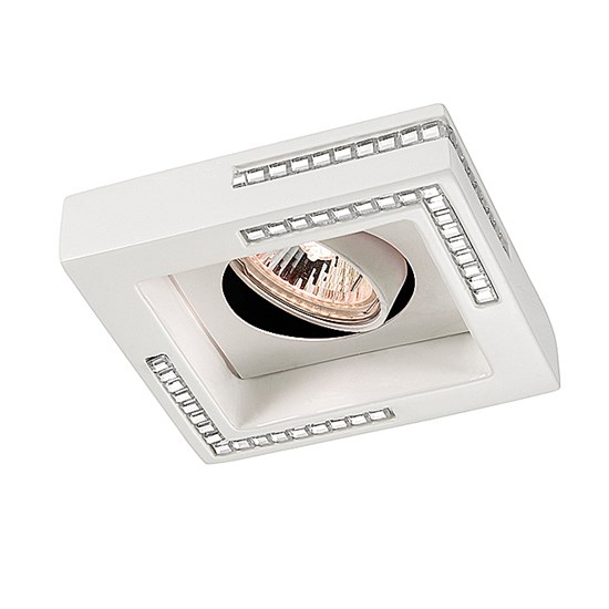 369843 NT14 220 белый Встраиваемый светильник IP20 GX5.3 50W 12V Fable Novotech 369843 NT14 220 - фото 615125
