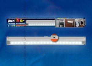 ULE-F02-2W/NW/OS IP20 SILVER Светодиодный светильник с датчиком открывания двери. UNIEL ULE-F02-2W/NW/OS - фото 615189