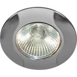 17681 020Т-MR16 50W G5.3 титан-хром/ Titan-Chrome Светильник встраиваемый (уп.10/100шт.) FERON 17681 - фото 615252