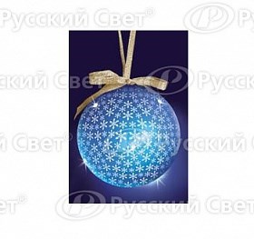 SH FBGI-8W Мерцающий шар 8см игрушка на елку Jazzway SH FBGI-8W - фото 615280