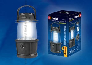 S-TL014-B Black Фонарь серии Стандарт Night Glowworm-20. прорезиненный корпус. 20 LED. упаковка картонный короб. 3хD н-к. цв черный UNIEL S-TL014-B Black - фото 615286