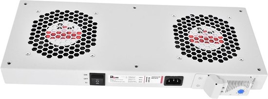 R-FAN-2T Модуль вентиляторный 2 вентилятора с терморегулятором REM R-FAN-2T - фото 615373