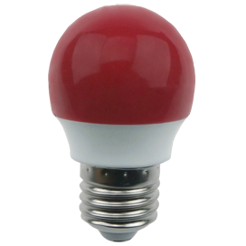 K7CR26ELB Ecola globe LED color 2,6W G45 220V E27 Red Лампа св/д шар ВЫВЕДЕНА ИЗ АССОРТИМЕНТА K7CR26ELB - фото 615400
