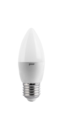 EB103102104 Gauss LED Candle 4W E27 2700K Лампа светодиодная "свеча" (уп.10/50шт.) EB103102104 - фото 615567