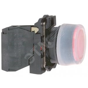 XB5AP42 Кнопка красная возвратная 22мм с выступом 1нз (уп.1/150шт.) Schneider Electric XB5AP42 - фото 615628