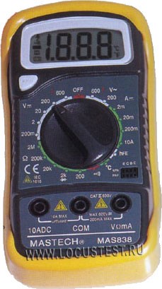 MAS838 - Цифровой мультиметр Mastech MAS838 - фото 615641