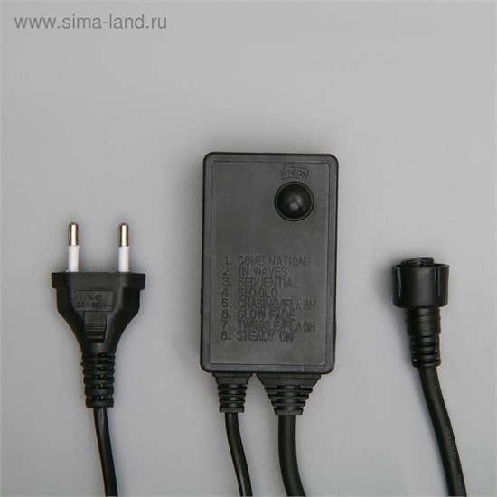 1080320 Контроллер для гирлянд УМС до 8000 LED, 220V, Н.Т. 3W, 8 режимов Luazon Lighting 1080320 - фото 615646