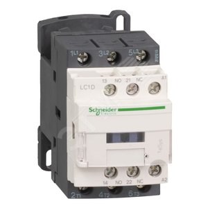 LC1D09P7 Пускатель магнитный 9А катушка управления 230В АС 1НО+1НЗ (уп.20шт.) Schneider Electric LC1D09P7 - фото 615713