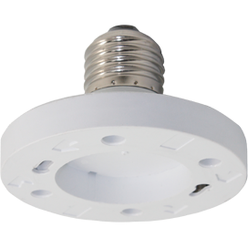 A7T15WEAY Ecola base Переходник с цоколя E27 на GX53 Белый (уп.8шт.) A7T15WEAY - фото 615726