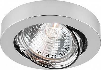 17947 DL162 потолочный MR16 G5.3 хром Светильник встраиваемый (уп.30шт.) FERON 17947 - фото 615749