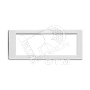 F00015 In-liner Front Рамка универсальная Viva/Brava на 6 модулей, цвет белый (уп.10шт.) ДКС F00015 - фото 615955