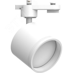 41921 AL163 Luna ДПО-15w GX53 без лампы IP40 белый Светильник трековый на шинопровод (уп.50шт.) FERON (Китай) 41921 - фото 615985