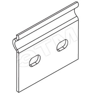 37301 S5 Combitech Пластина соединительная GTO H50 (уп.100шт.) ДКС 37301 - фото 616102