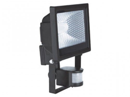 LFL-2020-NW С02 черный LED SMD прожектор с датчиком движения 20W 4300K 230V (уп.8шт.) Camelion LFL-2020-NW С02 - фото 616133