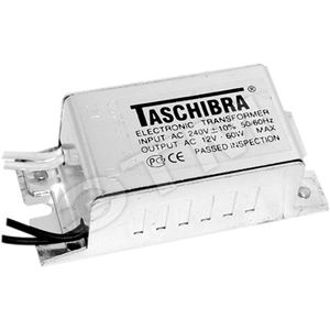 21003 TRA25 TASCHIBRA Трансформатор электронный 50W 12V 80х28х34 (уп.10/100шт.) FERON 21003 - фото 616256
