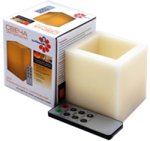 свеча светодиодная,"Дюра свеча"(Ф82х90mm) 690478 - фото 616276