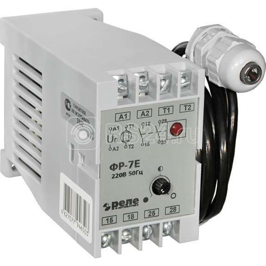 A8222-77946503 ФР-7Е 220В 50Гц (8..20лк. 1.5м/кабель 8А 2НО) Фотореле  A8222-77946503 - фото 616368