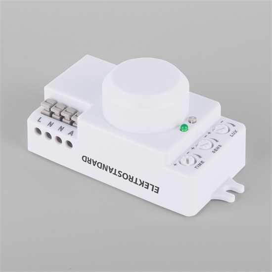SNS-M-13 MCW Микроволновый датчик движения 1200W R10m Elektrostandard  SNS-M-13 - фото 616480