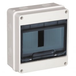 MKP72-N3-05-55 КМПн-5 IP55 Корпус пластиковый навесной для 5 автомат. выкл. (уп.30шт.) IEK® MKP72-N3-05-55 - фото 616593