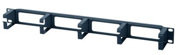 CM-1U-ML Кабельный организатор с металлическими кольцами 19", 1U Hyperline 15447 - фото 616629