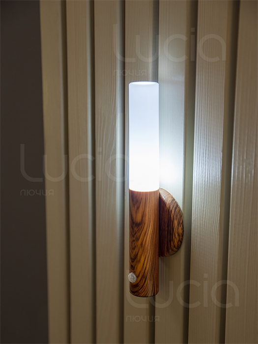 ЛЮЧИЯ L200 Woodlight Светильник-ночник аккум. св/диодный с датч.движ., настенный/переносной 4606400512868 - фото 616630