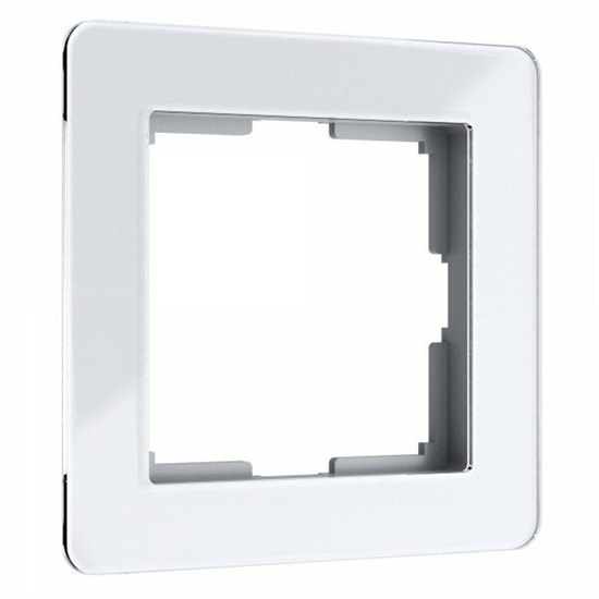 W0012701 Acrylic Рамка на 1 пост, белый (уп.10шт.) Werkel™ a059313-1 - фото 616672