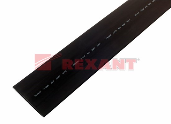 FD 25-0060 60.0/30.0мм 1м Термоусадка чёрная (трубка ТУТ) (уп.10/50м.) REXANT FD 25-0060 - фото 616674